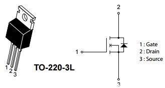 NDPL180N10B, N-канальный MOSFET-транзистор, 100В/ 180А
